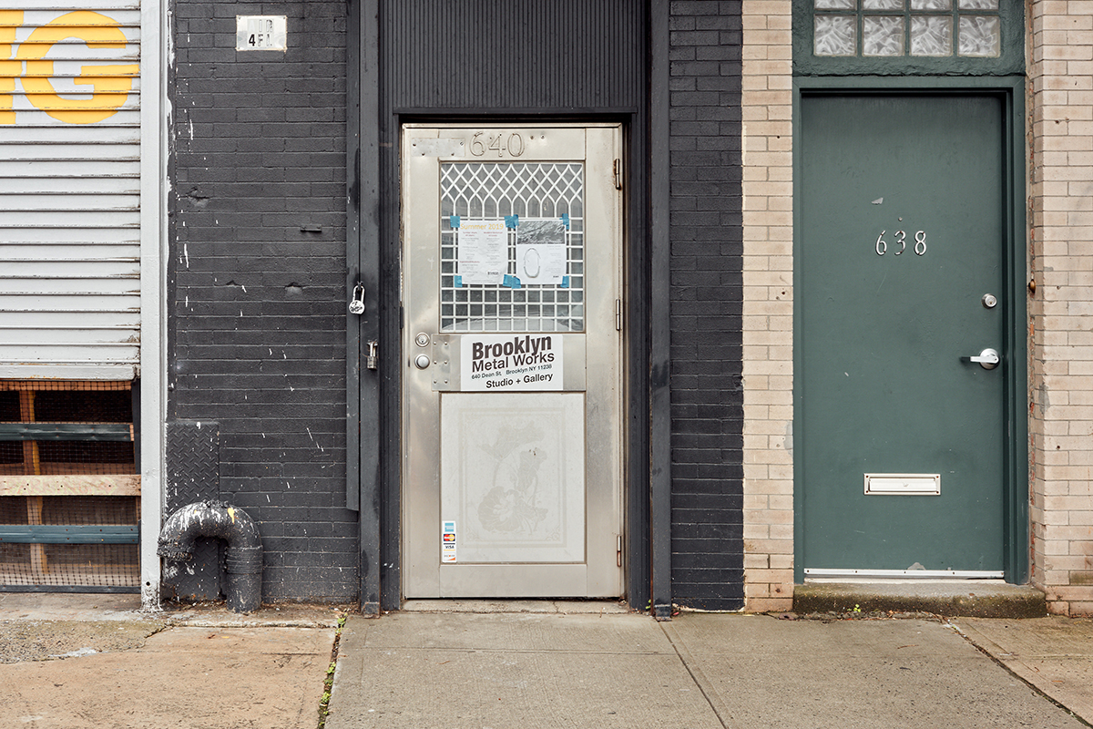 front door of brooklyn metal works